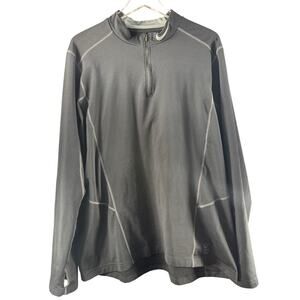 Nike Pro Combat Dri Fit Hyperwarm Lite Fitted Quarter Zip Shirt Top Mens XXL